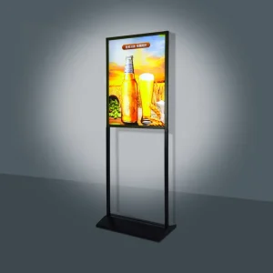 LED Billboard Advertising Stand Alone Lightbox Illuminated Signage with LED Display for Outdoor Advertising Boards