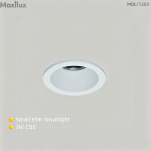 LED COB Deep Anti-Glare Modern Eco-friendly Dimmable Downlight High CRI Aluminum Embedded Ceiling Lighting for Home Hotel