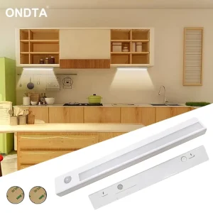 LED Cabinet Light Clear Luminous Motion Sensor Night Light Magnetic Suction for Cabinet Bedroom Kitchen Stairs