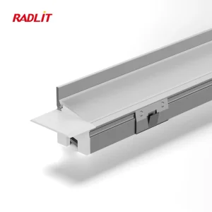 LED Cabinet Lights Embedded Recessed Furniture Light Edge Guard Modern Kitchen Display Cabinet Wardrobe Plastic Eco Friendly DC