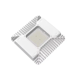 LED Canopy Gas Station and Warehouse Light Fixture ETL Certified 100W IP65 5000K Daylight 5-Year Warranty Waterproof
