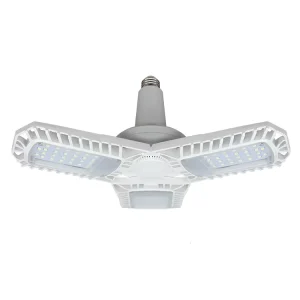 LED Ceiling Adjustable with 4 Panel Deformable Garage Light