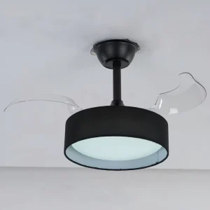 LED Ceiling Fan with Light for Living Room Modern European Style Remote Control Customized Home Decor