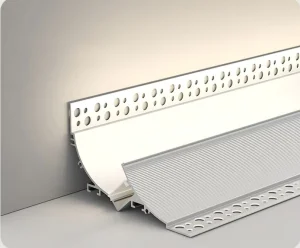 LED Ceiling Wall Wash Light Aluminum Profile Curved Extruded Channel for Gypsum Drywall Linear Light Bedroom Living Room