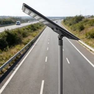 LED Chips Solar Street Light 300W 500W 6500K IP65 Three Control Modes Outdoor LED Solar Street Lights
