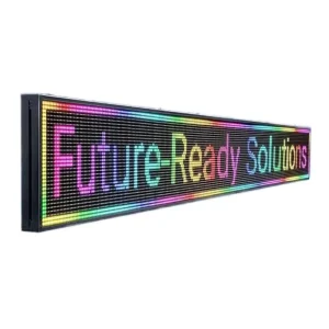 LED Display Screen WiFi+USB P10 RGB Color Sign Outdoor Indoor LED Message Board LED Advertising Programmable Scrolling Sign