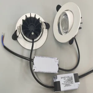 LED Double Eyelid Spotlight 12W White Neutral Light Aluminum Alloy Modern Design Hotel Interior IP54 Customization CE CCC