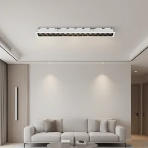 LED Downlight Anti-Glare IP54 CRI90 15W for Hotel Commercial Ka GS Certified Aluminum Multi-Head COB Indoor Track Spotlight 220V