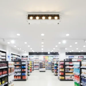 LED Downlight Dimmable CRI95 for Commercial Gs CERTIFIED Magnetic Track Light 220v Multi Head COB Surface Mounted Aluminum High