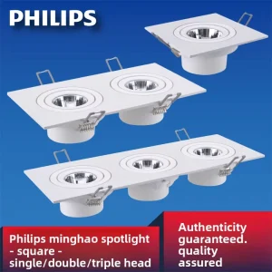 LED Downlight GD100 6W 9W 10W Square LED Grille Light LED Spot Light Supermarket Mall Eyecare Light