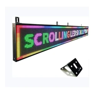 LED Electronic P10P5P3 Full Color Indoor Outdoor Advertising Display Screen Digital Signage and Door LED Scrolling Text Signage