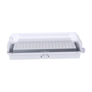 LED Emergency Batten Wall Mount 1800lm 18W IP65 IK10 Rechargeable LiFePO4 Auto Test CB CE HK COC for School Hospital Factory