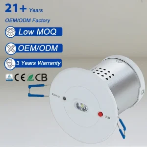 LED Emergency Down Light Factory Rechargeable LED Emergency Down Light Staircase CE 3 Hours LED Emergency Down Light