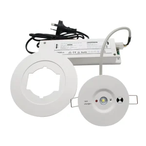 LED Emergency Downlight Integrated 475lm 5W CB CE SAA AS2293 3 Hour LiFePO4 Manual Test for Ceiling Hotel School Hospital Office