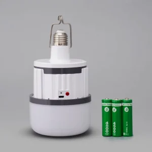 LED Emergency Light Bulb for Office Building Workshop Rechargeable Light Bulbs Emergency Lights for Home Apartment LED Bulb