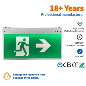 LED Emergency Light Emergency Bulkhead Light for Poweroutage for Emergency Situations Power Outages Fire Led Exit Sign