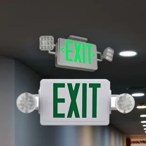 LED Emergency Light Exit Sign Box Wall Mount LED Emergency Light Exit Box Corridor CE Certification Combined Lamp