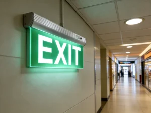 LED Emergency Light Exit Sign Rechargeable LED Emergency Light Exit Sign 3W Staircase LED Emergency Light Exit Sign