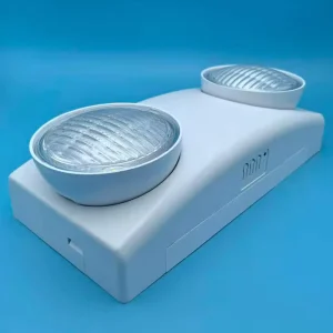 LED Emergency Light Twin Adjustable Heads Long Runtime Emergency Lighting Warehouse Corridor Use