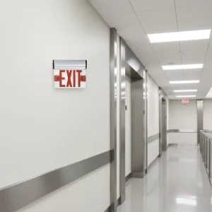 LED Emergency Lighting Safety Exit Sign Emergency Light Fire Proof Exit Indicator Lighting for Public Place