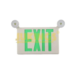 LED Emergency Safety Lamp Backup Battery Single Double Face EXIT Sign Outdoor Lighting Plastic Material Lights