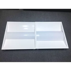 LED Energy Saving 5000K Daylight 125lm/W LED Zero Glare Troffer Light Ra80 Dimmable 5-Year Warranty Office Use