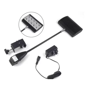 LED Exhibit Arm Light 20W SMD Linkable Power Cord High CRI SAA Approved for Modular Shell Scheme Booth Construction Teams