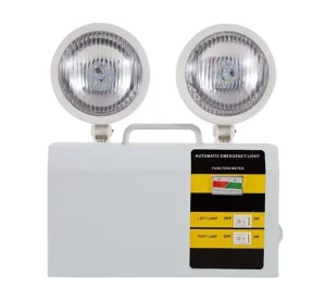 LED Exit Lights with Battery 2 Adjustable Heads Lamp 90 minute Minimum Capacity Ultra bright Lumens Emergency Light Lithium Ion
