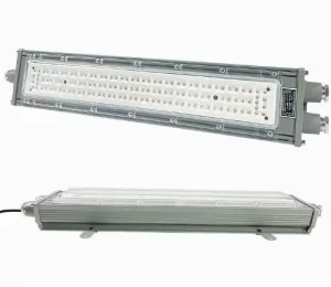 LED Explosion Proof Linear Light Industrial Hazard Location Strip Light IP66 Dustproof Waterproof