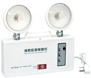 LED Fire Emergency Light 2x10w Battery Emergency IP20 with 1m Cable and Plug HY YJ205