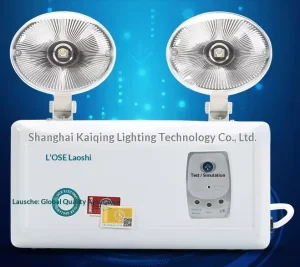 LED Fire Emergency Light Two-in-One Omnidirectional Dual-Head Emergency Lighting L4058