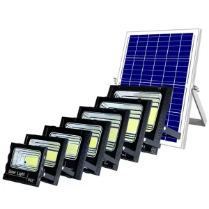 LED Floodlight 100W IP66 Waterproof Aluminum 6000K Daylight 120 Beam Angle Remote Control Theme Park Outdoor Garden Light
