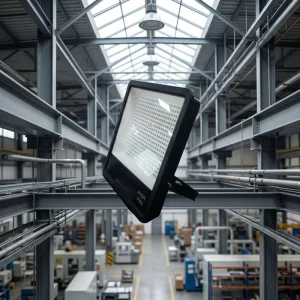 LED Floodlight 160mm W IP66 for Stadium Car Parking Facade Lighting Photocell Floodlight