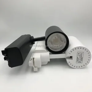 LED Focus COB Track Light 360 System Track Light Housing Shell Black Competitive Price for Shop Mall and Other Commercial