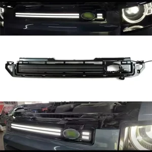 LED Front Grille Accent Light Bar for LR Defender 90 110 130