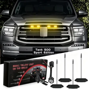 LED Front Grille Lights for GWM Tank 500 Sport Edition Plug and Play Waterproof Daytime Running Lights