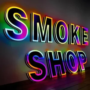 LED Front Lit Illuminated Billboard Customizable LED Board Advertising Light Sign Color Changing Illuminated Letters