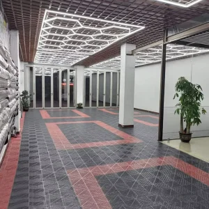 LED Garage Lights Wall Bar With Ceiling Chandelier for Car Workshop