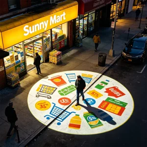 LED Gobo Projector Lamp for Retail Store Advertising Entrance Sign