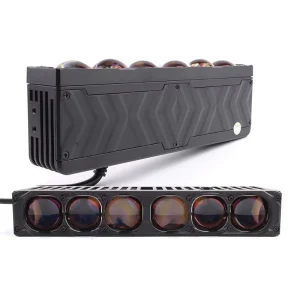 LED Grille Light 150W 6500K Car Front Grill Lamp Waterproof Offroad Driving Light 6 Lens Led Lens for Truck SUV Pickup 4WD