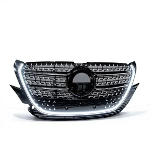 LED Grille for W447 Vito V class V250V220V260 Upgrade V300 Appearance Front Bumper Assembly Front Bumper Luminous