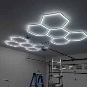 LED Hexagon Exhibition Light Bright Wide Angle Illumination for Trade Show Booths & Display Stands