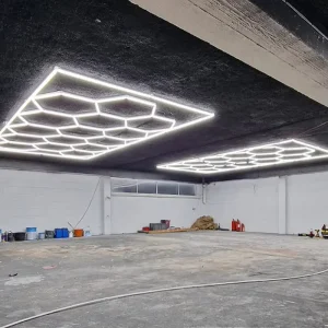 LED Hexagonal Garage Light Dimmable for Office and Workshop