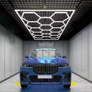 LED Hexagonal Grid Light Modern Ceiling Lights Waterproof Auto Detailing Workshop Landscape Road Honeycomb Garage
