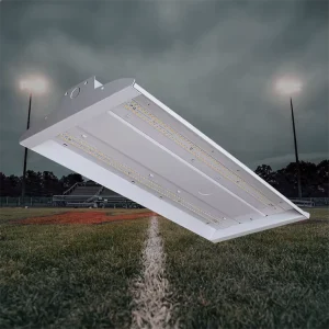 LED High Bay Light Linear Surface Hanging Motion Sensor Light Outdoor Dimmable High Bay Lights 150W 100W LED Shop