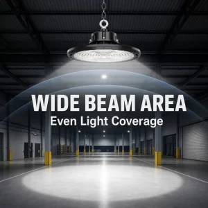 LED High Bay Lights 100W 150W 200W UFO IP65 Waterproof High Lumen Industrial Warehouse Workshop Lighting Garage Manufacturer