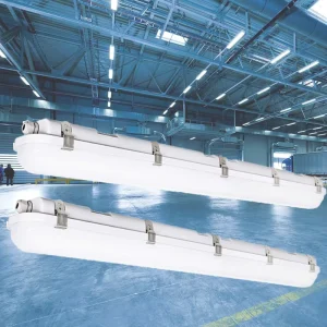 LED IP65 Exterior Waterproof Vapor Tight Fixture 18W 36W 40W 2ft 4ft 5ft 600mm 1200mm Single Double Garage Triproof Light