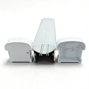 LED IP65 Tri-Proof Aluminum Waterproof Lamp Housing Kit for Car Parking with Milky White Cover and Accessories