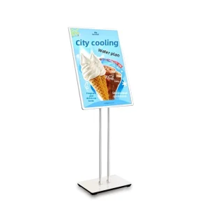 LED Illuminated Metal Frame Rectangle Advertising Billboard Display Board Doorway Promotional Recruitment Poster Light Box