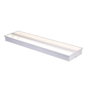 LED Indirect Recessed Troffer Panel Light 60×60 100lm/W 110 Beam Angle Dimmable Battery Backup Modern Warehouse Lighting